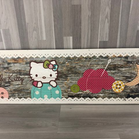 Hello Kitty Veggbilde 30x90cm