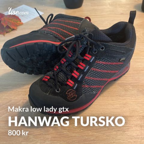 Hanwag Makra low lady Gtx. Størrelse 36