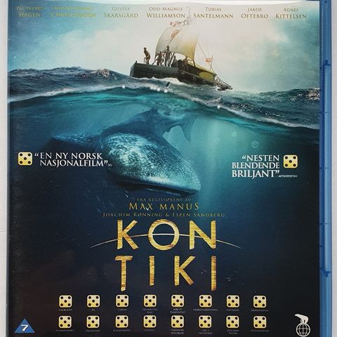 Blu-ray "KON-TIKI" 2012 💥 Kjøp 4for100,-