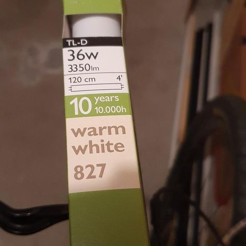 Philips warm white 36 W