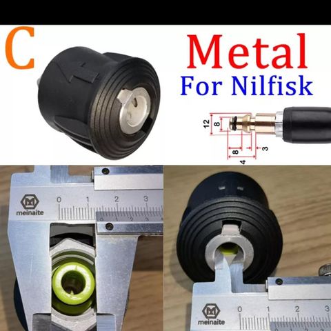 22mm =>  Nilfisk, Stihl, Husquarna,  AVA,  Bosch, Makita  + Karcher K-serie