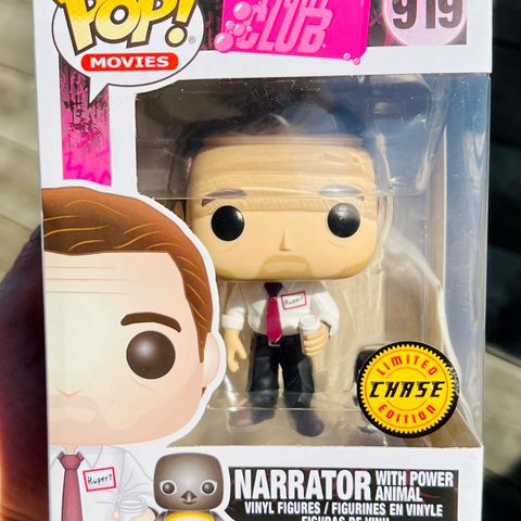 Funko Pop! Narrator with Power Animal (Tyler Durden Chase) | Fight Club (919)