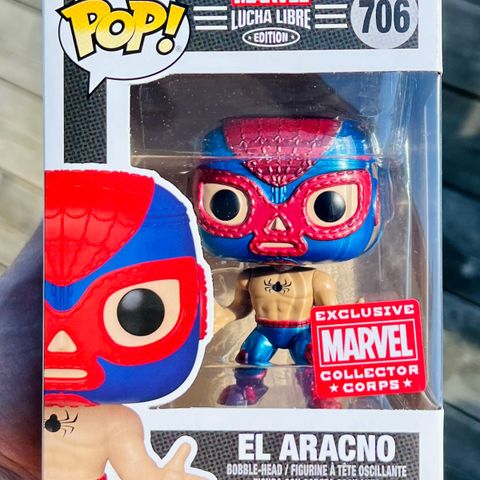 Funko Pop! El Aracno (Metallic) (Spider-Man) | Marvel Lucha Libre (706)