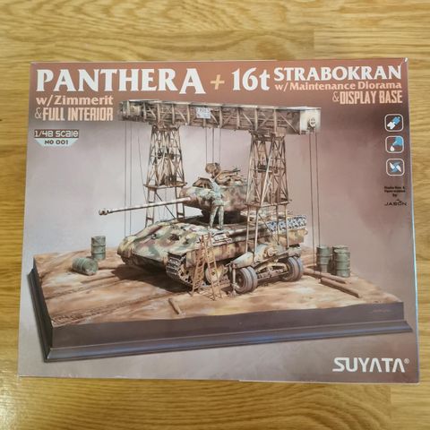 Suyata 1/48 Scale Panther A plus 16t Strabokran.