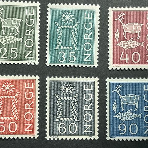 Norge ** 1963: NK 527, 520, 521, 522, 524, 529