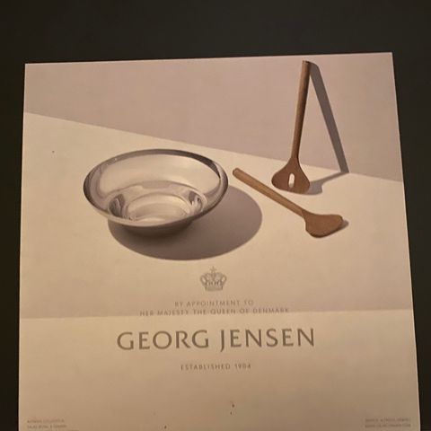 Alfredo skål og salatbestikk fra Georg Jensen