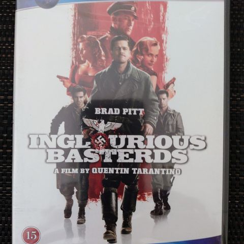 Dvd. Inglourios basterds. Krig/Action. Ny i plast.