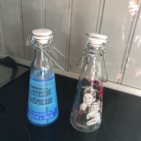 Flasker med vaser / dekor Vintage