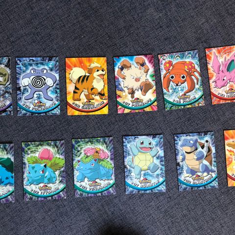 Pokémon kort Topps 1999 Series 1 TV Animation