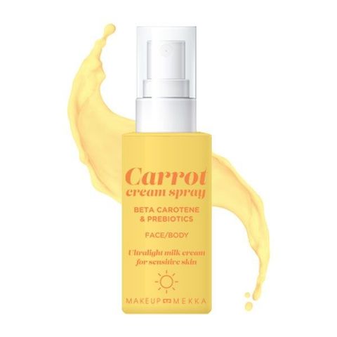 Ny Carrot face & body cream spray fra Makeup Mekka