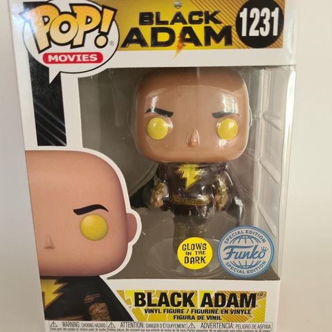 Funko Pop! Black Adam (Glow in the dark) | Black Adam (1231)