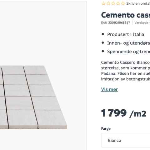 Rester - Cemento cassero mosaico bianco