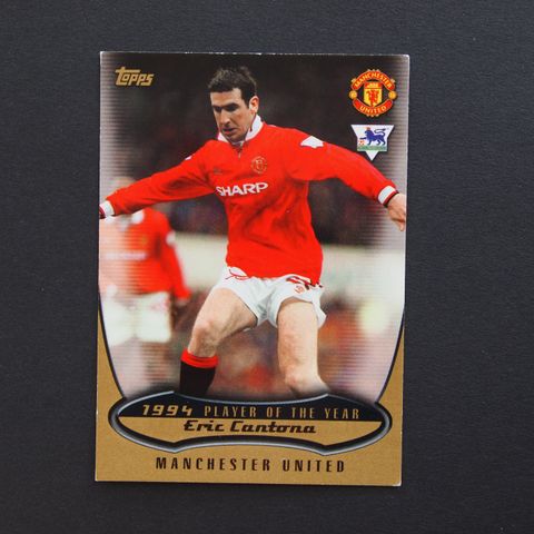 1994 Player of the Year Eric Cantona Man United/ Andy Cole, Topps 2003