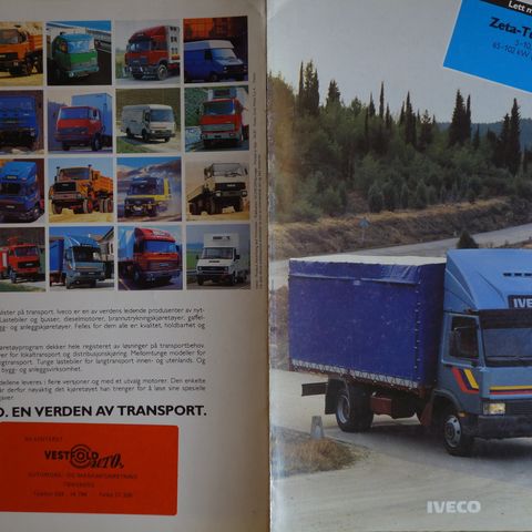 IVECO Zeta- Turbo Zeta 5-10.9 tonn brosjyre 04.87