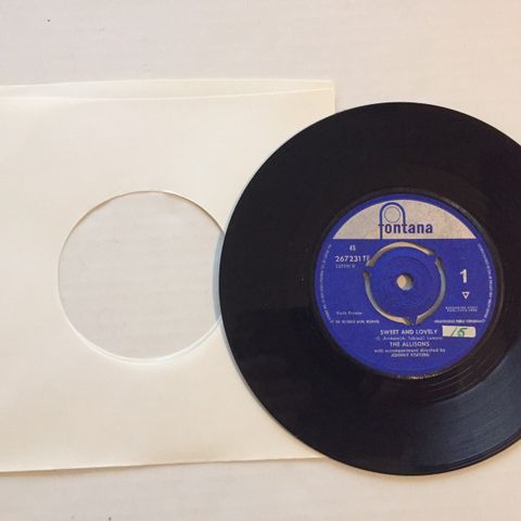 ALLISONS / SWEET AND LOVELY - 7" VINYL SINGLE