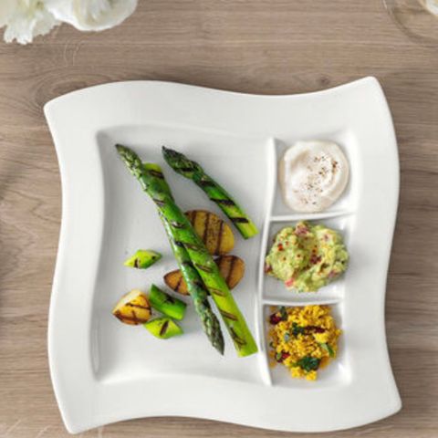 Villeroy & Boch New Wave Grillplate, 27x27cm. 8 stk.