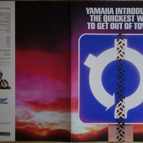 Yamaha TDR 1988 brosjyre