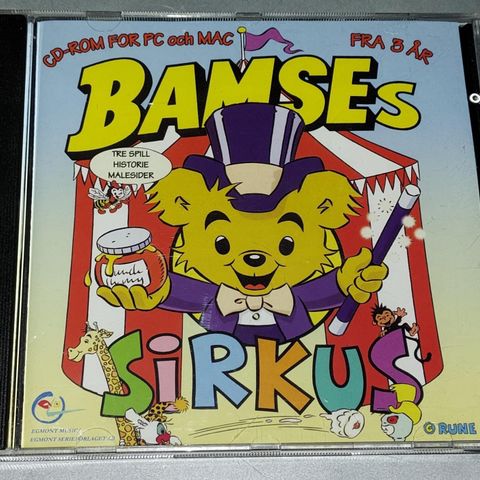 CD'ROM FOR PC OCH MAC.BAMSE'S SIRKUS.