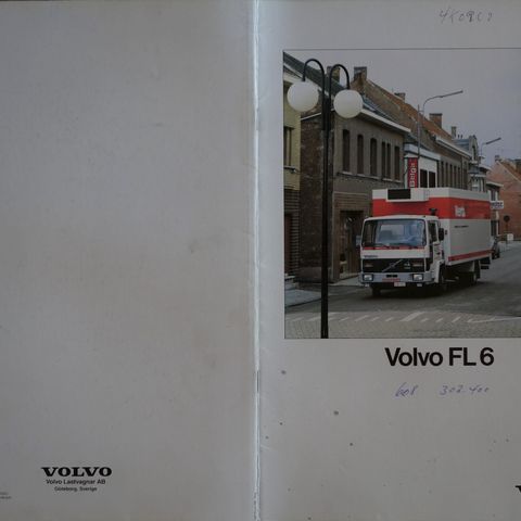 VOLVO   FL6  08.8 7 norsk lastebilbrosjyre