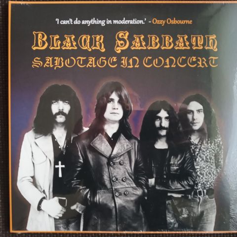 Black Sabbath Sabotage in concert