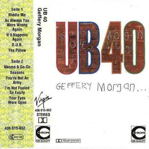 UB 40 -   Geffery Morgan