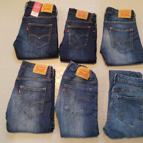 5 Levis dongeri bukser 14 år (520 og 519)