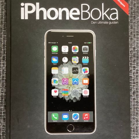 1 spesiell og flott bok «IPHONE-BOKA» H.28 cm, B. 21,5 cm. 161 s. 2015. Er NY!
