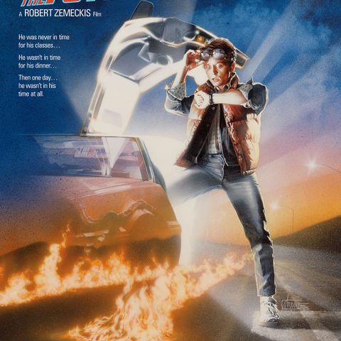 Tilbake Til Fremtiden (Back To The Future) Plakat