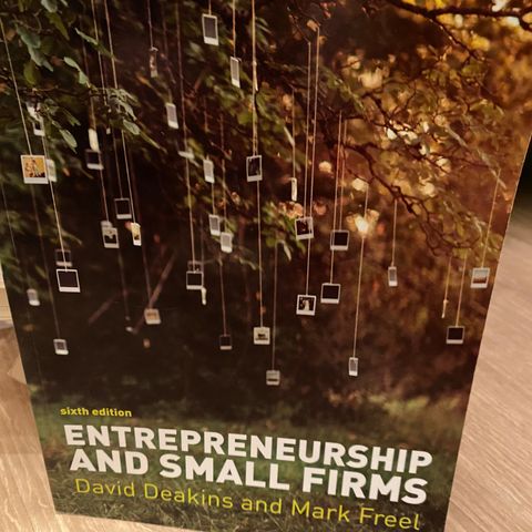 Entrepreneurship and small firms