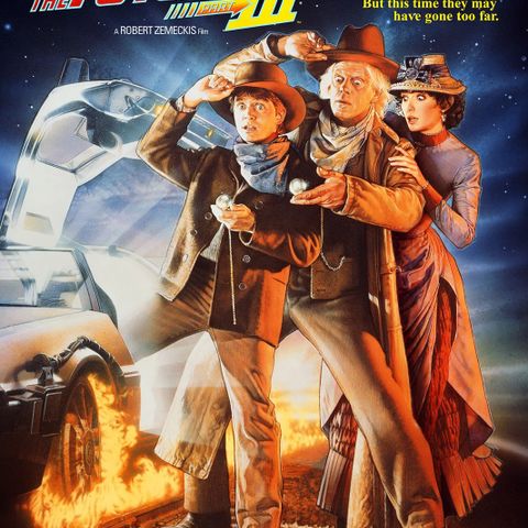 Tilbake Til Fremtiden 3 (Back To The Future 3) Plakat