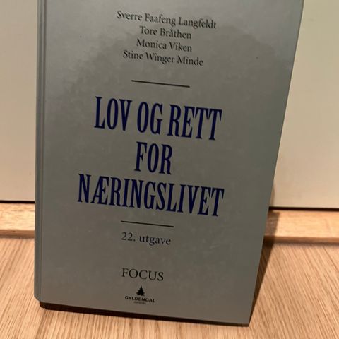 Lov og rett for næringslivet