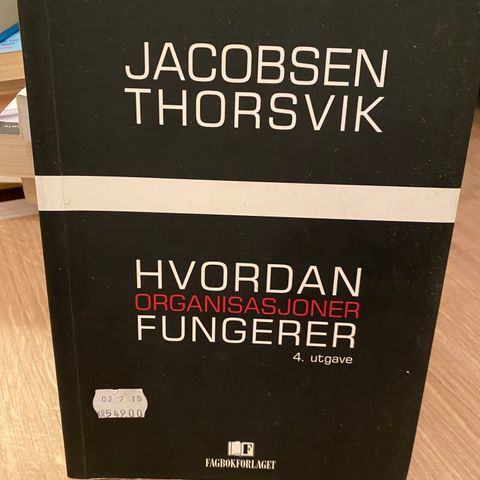 Hvordan organisasjoner fungerer