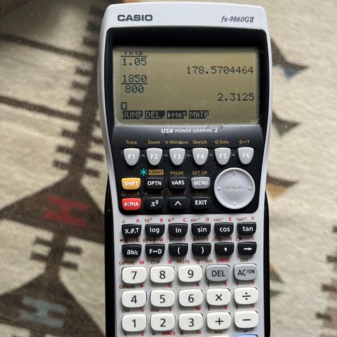 Kalkulator fx-9860GII