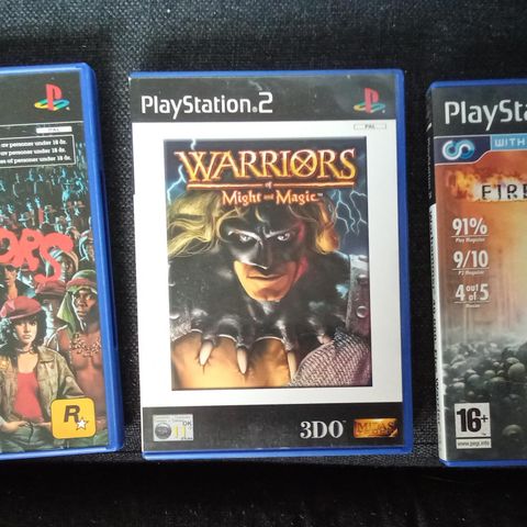 Playstation 2, warrior spill..