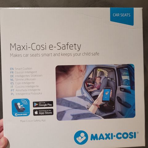 Maxi-Cosi e-safety (smart pute) Som ny!