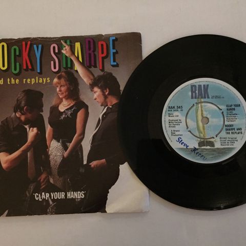 ROCKY SHARPE / CLAP YOUR HANDS -7" VINYL SINGLE