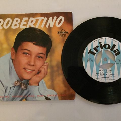 ROBERTINO  / O SOLE MIO - 7" VINYL SINGLE 4-SPORS EP