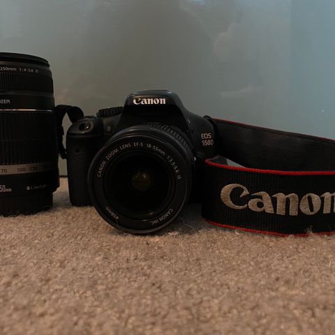 Canon 550d - kamerapakke