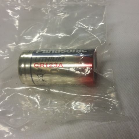 3 volt CR123A batteri til alarm