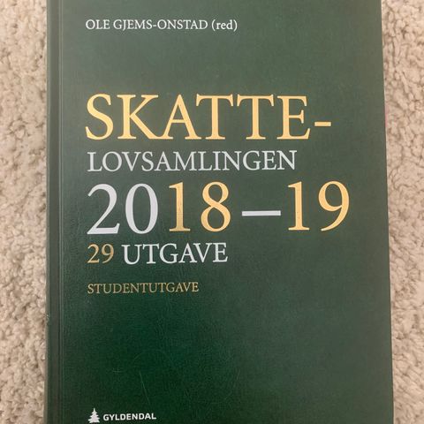 SKATTELOVSAMLINGEN 2018-19