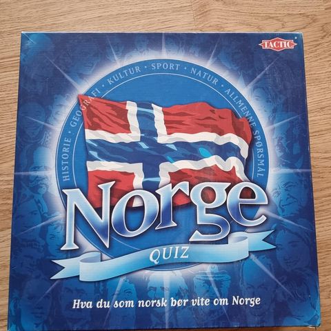 Brettspillet Norge quiz selges.