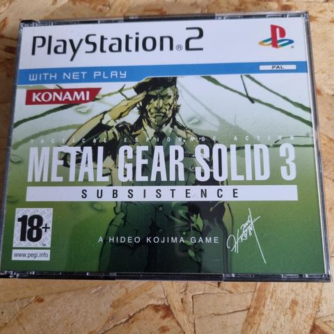 Strøkent PS2 Metal Gear Solid 3 Promo