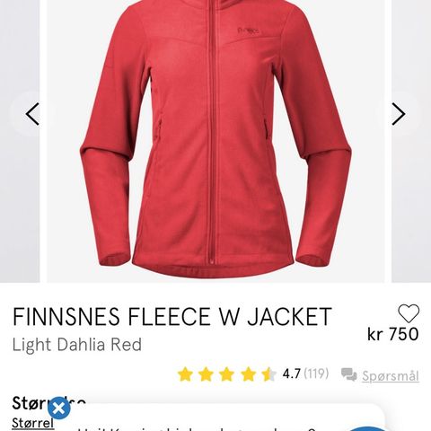 Bergans Finnsnes fleece