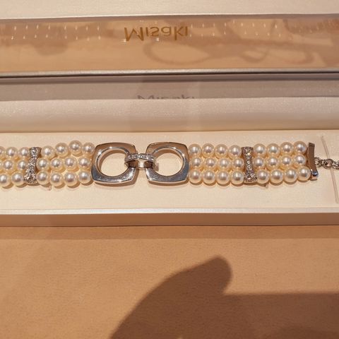 Misaki kulturperle  armbånd,  Pearl bracelet