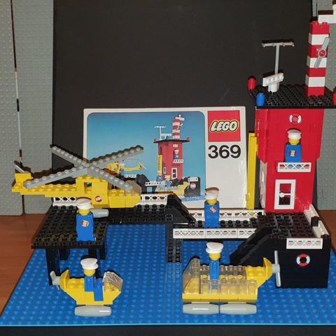 Lego sett nr 369 Kyst vakt stasjon fra 1975