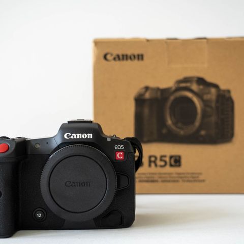 Canon EOS R5 C vurderes solgt