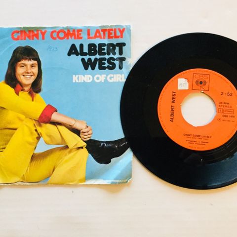 ALBERT WEST / GINNY COME LATELY - 7" VINYL SINGLE