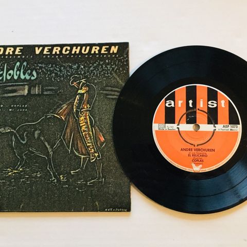 ANDRE VERCHUREN / PASO DOBLES - 7" VINYL SINGLE 4-SPORS EP