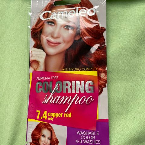 shampoo, hårfarge, haircolor,red NY PRIS