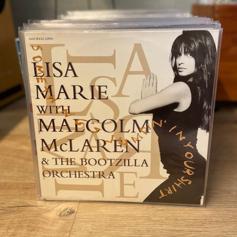 Lisa Marie With Malcolm McLaren  – Something's Jumpin' In Your Shirt - 12"